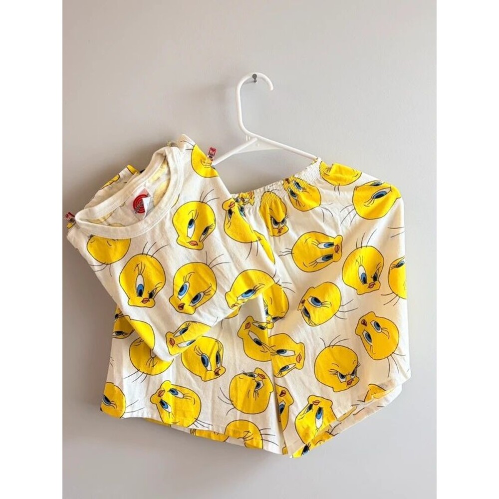Vintage 1993 Tweety Bird Looney Tunes AOP Set, Rare,